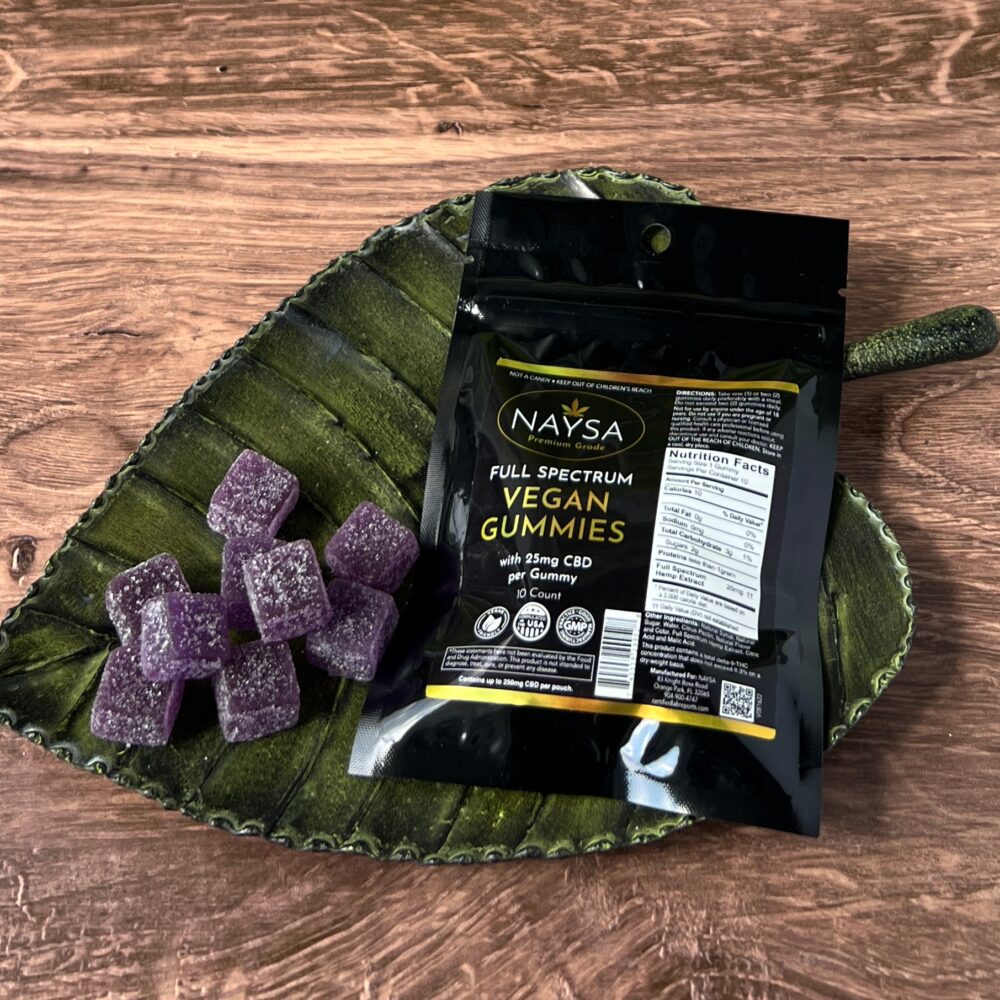 Vegan Gummies with 25mg CBD (Full Spectrum) - 10 count