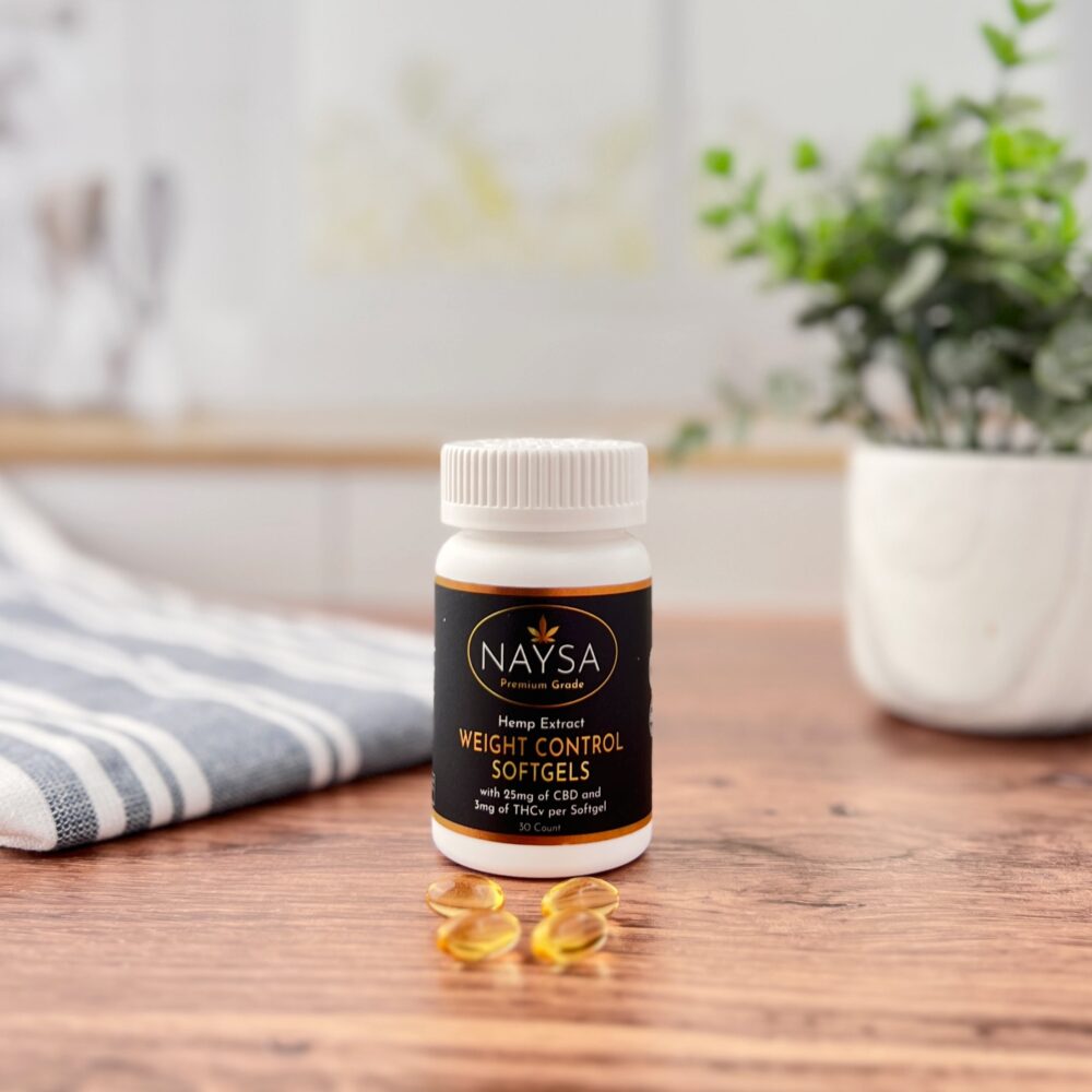 Weight Control Softgels with 25mg CBD & 3mg THCv